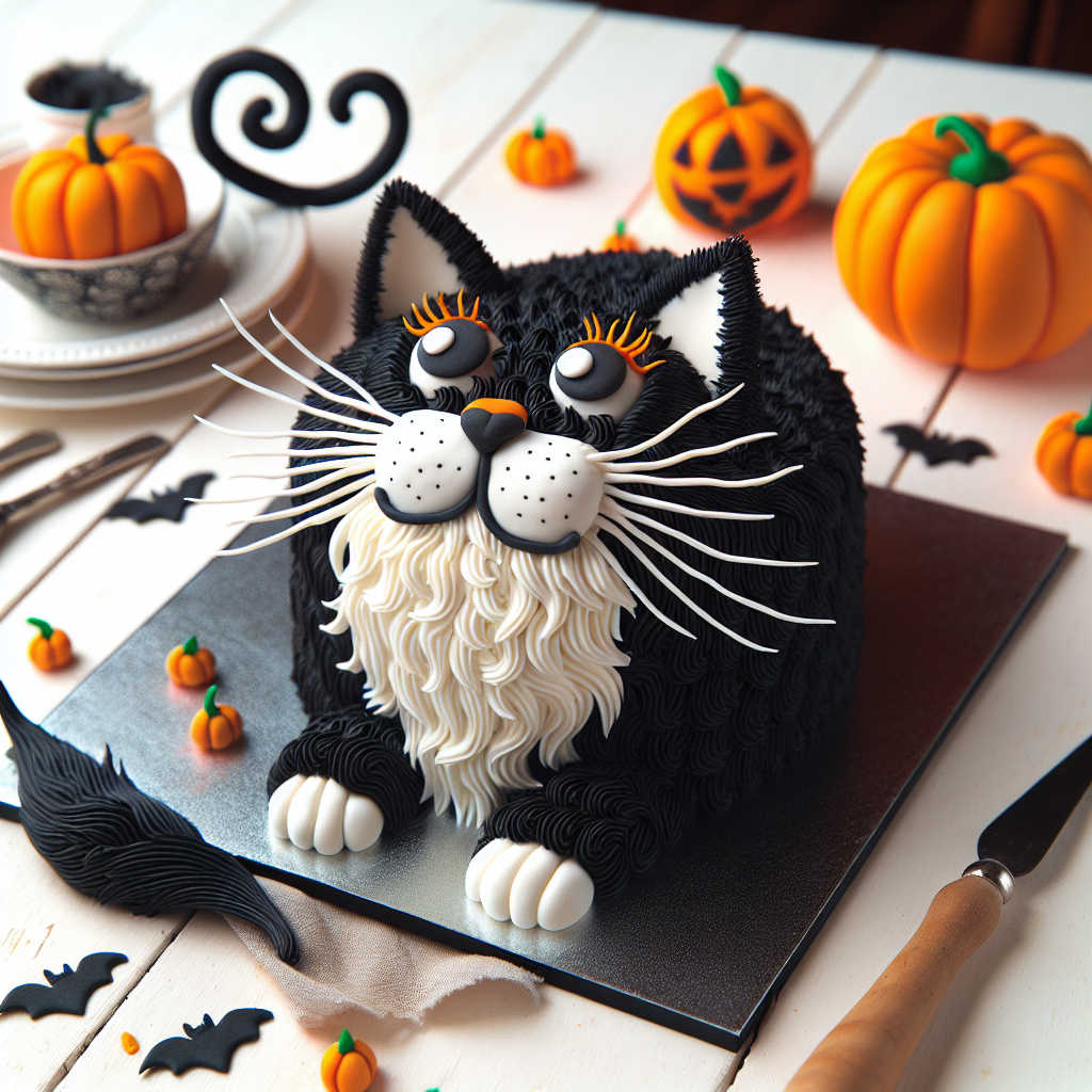 Whiskerlicious Halloween: DIY Cat Cake for a Meowtastic Treat!